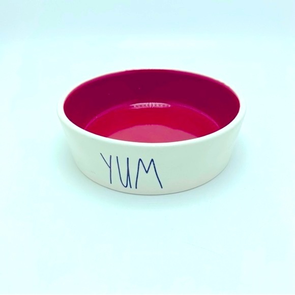 Rae Dunn | Cat | Rae Dunn Yum Pet Dish White Red | Poshmark